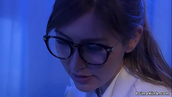 Mad patient anal fucks tied doctor