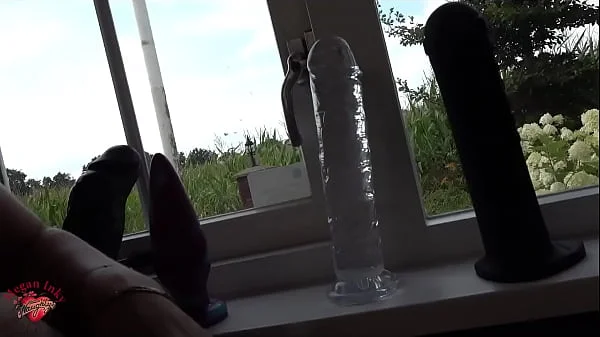 Megan fucks Siswet with big toys
