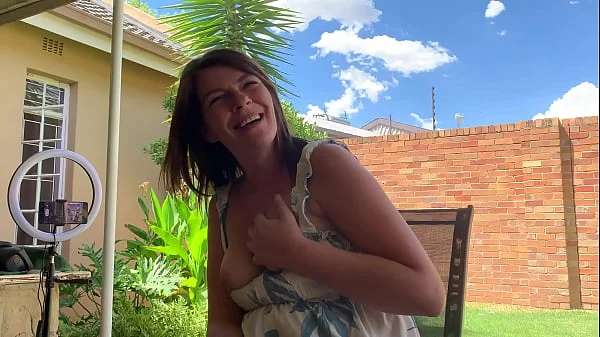 I was sitting outside with my friends and he asked his wife to give me a blowjob