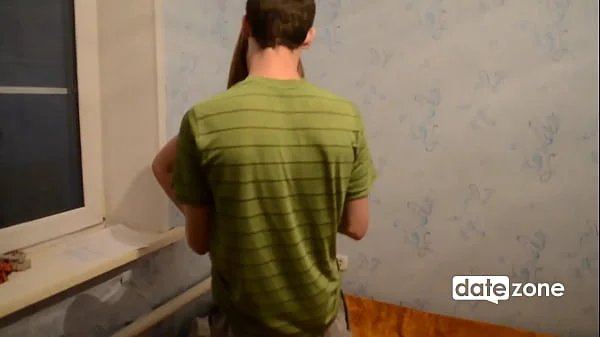 DATEZONE - Real amateur couple making romantic love homemade
